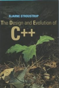 Cover of the book 'The Design and Evolution of C Plus Plus' from stroustrup dot com