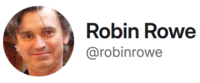 Screenshot from Robin Rowe's GitHub profile